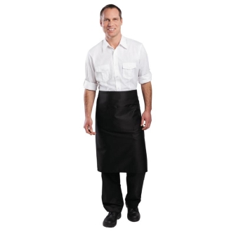 Regular Bistro Apron Black